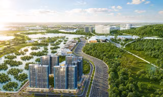 Vị thế tâm điểm bốn dòng chuyển động của thành phố mới tạo sức hút riêng cho Golf Bay 2