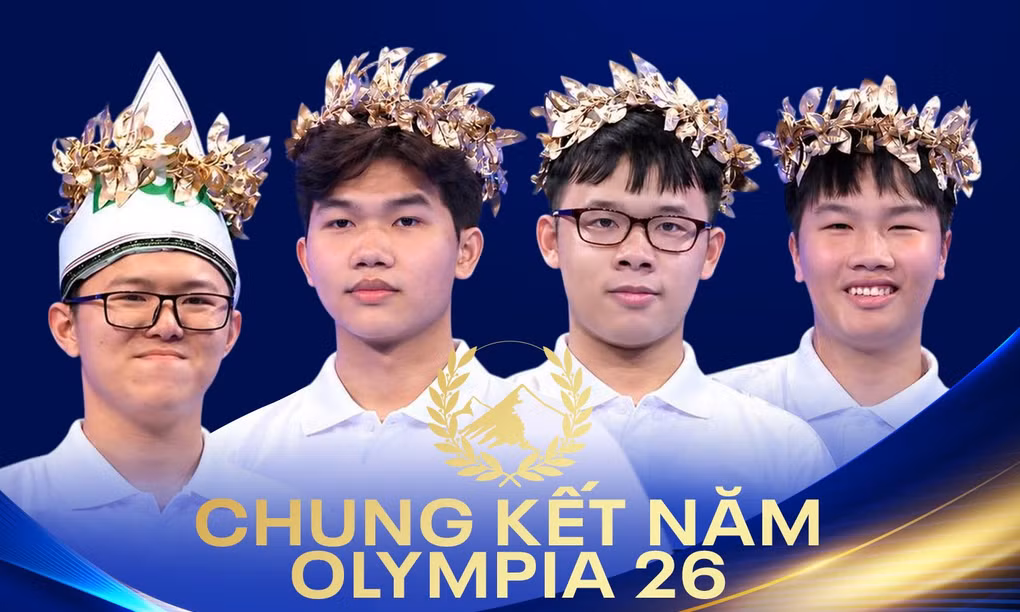 Chung kết năm Olympia 26: Hành trình chinh phục "tấm vé vàng" của 4 nhà leo núi