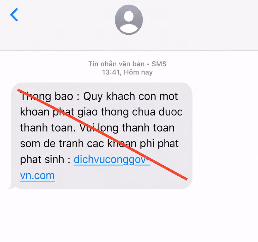 Các đối tượng tạo đường link có giao diện giống Cổng Dịch vụ công Quốc gia nhằm đánh cắp thông tin tài khoản ngân hàng của người dân.