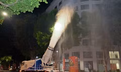 Hà Nội: Tiếp tục chạy xe phun sương dập bụi trong Vành đai 1