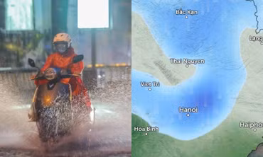 Dự báo mưa dông ở Hà Nội bắt đầu từ đêm 25/6, kéo dài đến bao giờ?