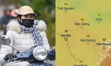 Hà Nội lại rét 15 độ C khi có không khí lạnh tăng cường từ ngày 25/11