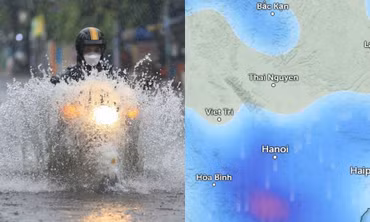 Dự báo trạng thái mưa ở Thủ đô Hà Nội sẽ kéo dài đến bao giờ?