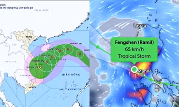 Dự báo bão Fengshen sẽ mạnh lên, đạt cực đại vào thời điểm nào?