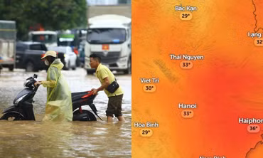 Sau đợt mưa to sáng 7/10, dự báo Hà Nội khi nào nắng ráo trở lại?