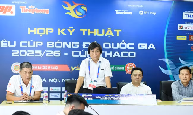 Trận tranh Siêu cúp Quốc gia 2025/26 - Cúp THACO áp dụng nhiều thay đổi về luật