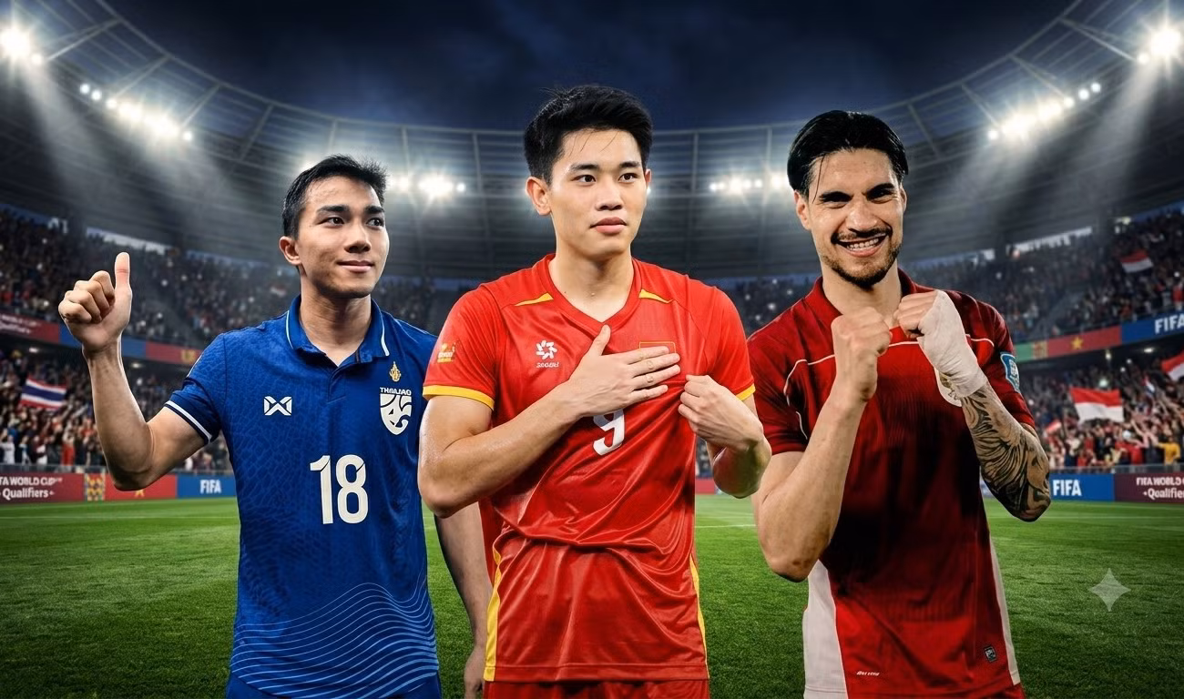 Bảng xếp hạng FIFA: Việt Nam vẫn tốp 100, Thái Lan số 1 Đông Nam Á, Indonesia leo hạng
