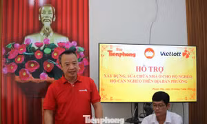 Vietlott cùng Báo Tiền Phong tặng 200 triệu đồng xây nhà cho bà con Đồng Nai
