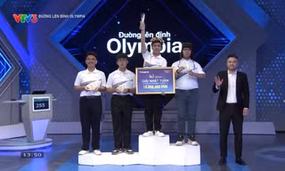 Nam sinh THPT chuyên Nguyễn Tất Thành giành vòng nguyệt quế Tuần Olympia 26