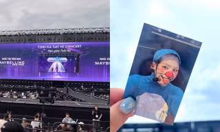 Concert Tinh Hà "Say Hi" D-1: Fan rộn ràng check-in, HYO phát photocard độc lạ