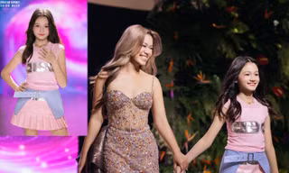 Con gái ca sĩ Phương Vy gây chú ý với vẻ đẹp lai, catwalk thần thái "sáng trưng"