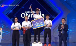 Nam sinh THPT chuyên Hoàng Văn Thụ giành vòng nguyệt quế Tuần Olympia 26