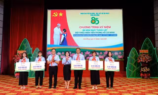 Nhiều địa phương sôi nổi kỷ niệm 85 năm Ngày thành lập Đội TNTP Hồ Chí Minh