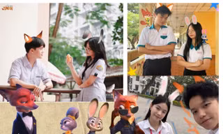 Teen đu trend “bộ đôi cộng sự” Nick - Judy, tạo ra bộ ảnh thanh xuân cưng xỉu 