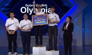 Nam sinh THPT chuyên Khoa học Tự nhiên giành vòng nguyệt quế Tuần Olympia 26