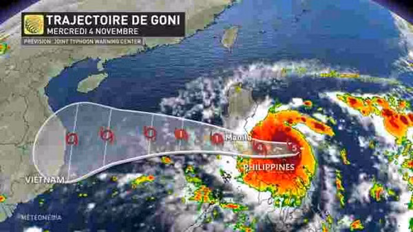 Siêu bão Goni đổ bộ Philippines, sức gió “không thể tin nổi”, áp thấp Atsani sắp thành bão ảnh 2