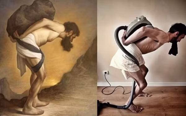 Ở nhà cách ly, cư dân mạng “tái tạo” các kiệt tác nghệ thuật bằng đồ dùng hằng ngày ảnh 11