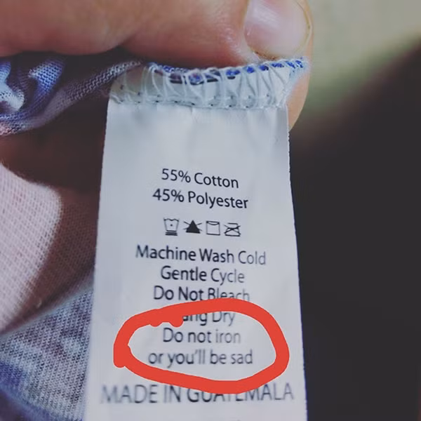 Ở nhà rảnh quá, dân tình mới đọc mác quần áo - hóa ra cực kỳ buồn cười! ảnh 5