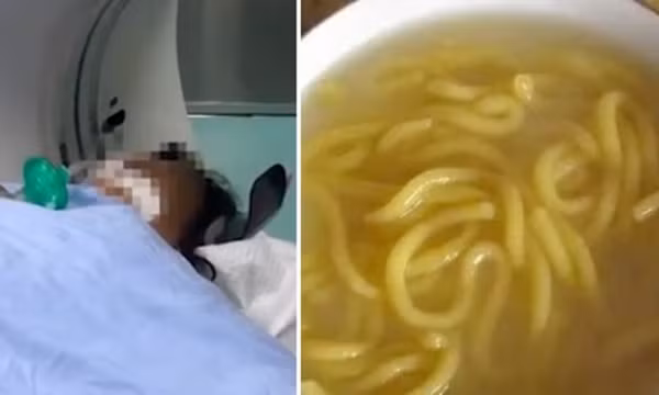 Vừa đi vừa cắm mặt vào điện thoại, cô gái bước hụt, ngã lao đầu xuống cầu thang ở ga tàu ảnh 6