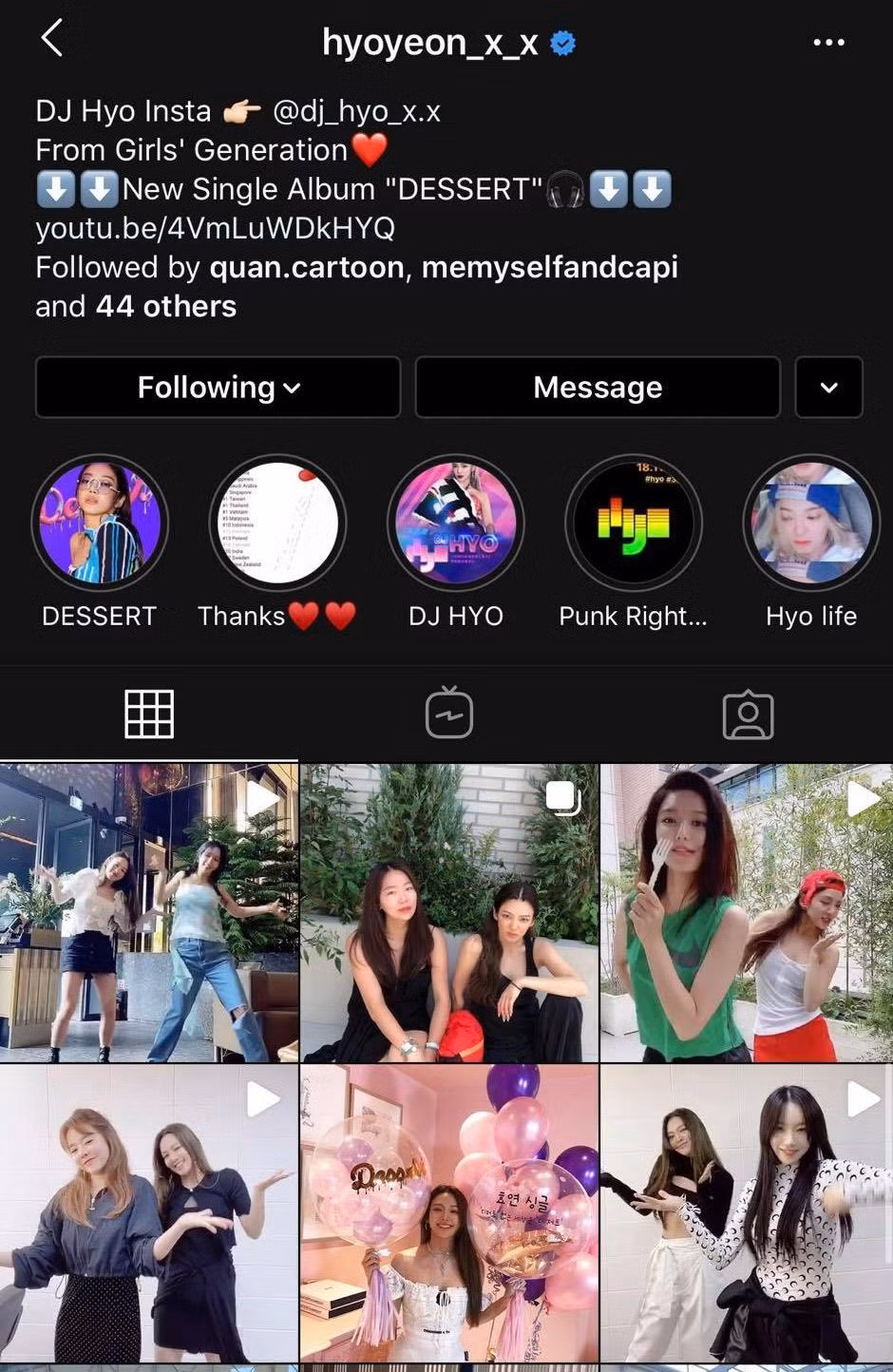 SONE nhớ SNSD thì vào Instagram của Hyoyeon để ngắm các thành viên bắt trend nhảy cực xịn ảnh 1
