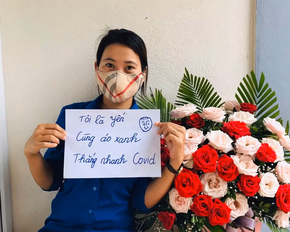 Thú vị trào lưu thử thách ảnh chiến thắng COVID-19 ảnh 5
