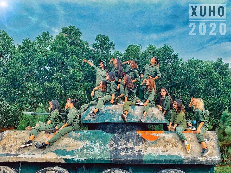 Kỳ quân sự đáng nhớ của sinh viên Đại học Kinh Tế Quốc Dân giữa mùa dịch COVID-19 ảnh 1