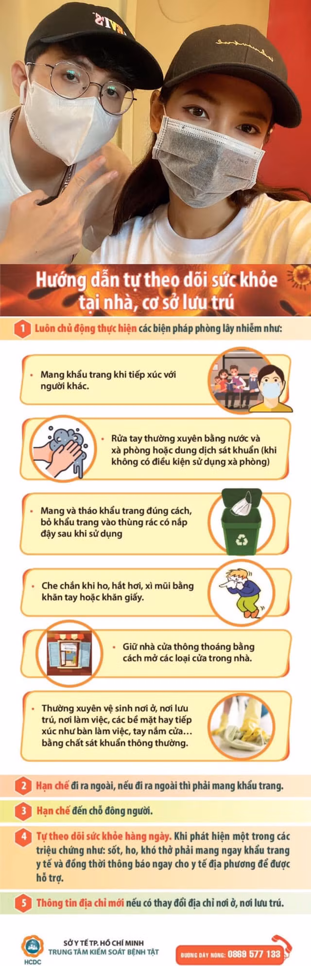 Cặp đôi “Người Ấy Là Ai” Cara - NoWay thông báo hủy mọi lịch trình, tự cách ly 14 ngày ảnh 2