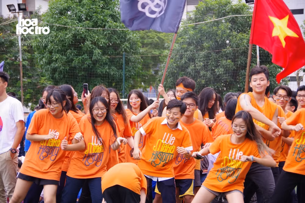 Học sinh trường THPT Hà Nội - Amsterdam cháy hết mình trong Ngày hội Thể thao 2020 ảnh 7