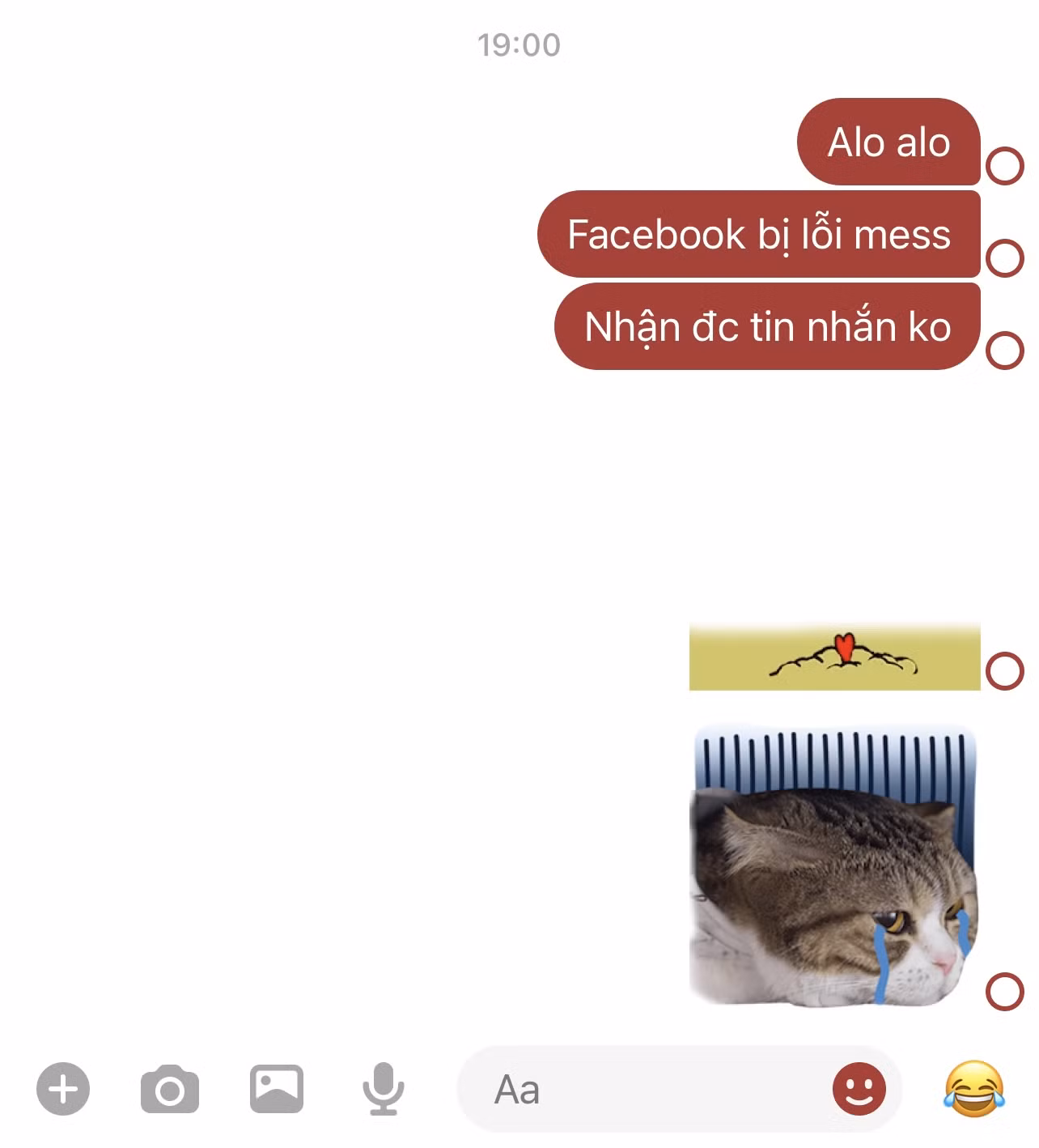 Người dùng Messenger Facebook tại Việt Nam “kêu trời” vì không thể gửi được tin nhắn ảnh 1