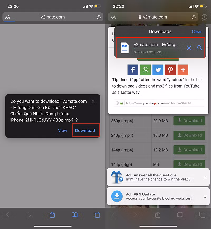 Đây là cách tải video từ YouTube về iPhone cực đơn giản, bạn biết chưa? ảnh 4