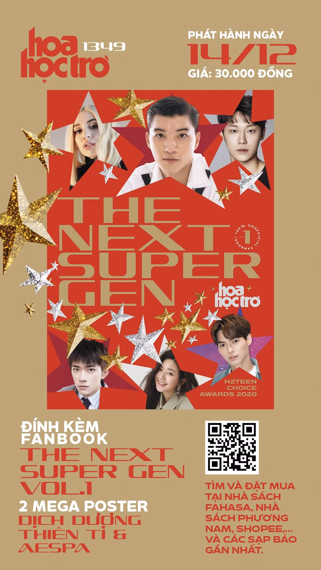 Giữ lửa cho mùa Đông cùng Hoa Học Trò 1349, tặng ngay fanbook “The Next Super Gen Vol.1“ ảnh 2