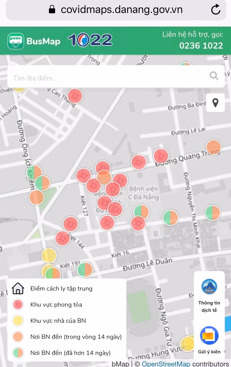 Sau BusMap, Lê Yên Thanh lại “ghi điểm” với Covidmaps ảnh 1