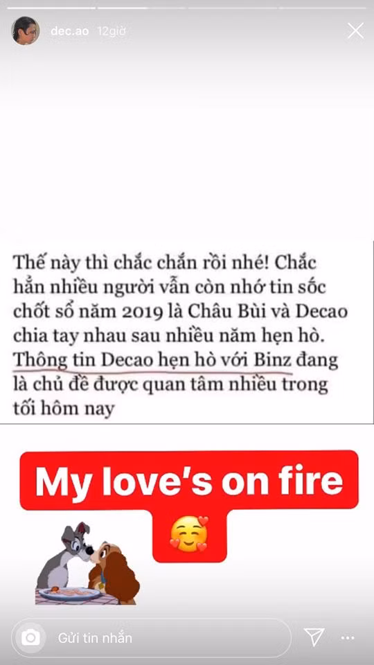 Decao phản ứng hài hước trước tin đồn “tình cũ có tình mới” ảnh 1