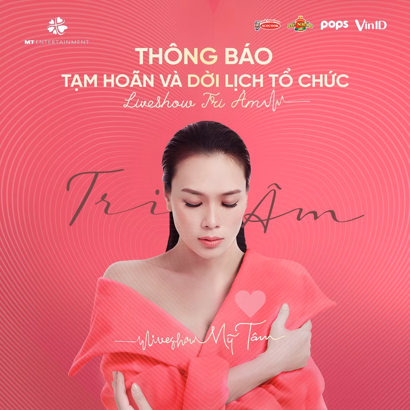 Mỹ Tâm thông báo tạm hoãn, chưa xác định được ngày tổ chức liveshow “Tri Âm“ ảnh 2