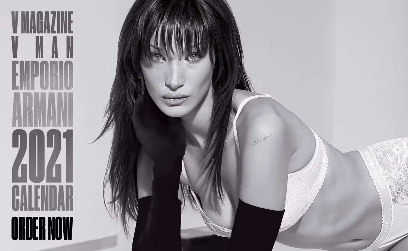 Bella Hadid đọ sắc mỹ nhân Nga Irina Shayk trong loạt ảnh nội y ảnh 1
