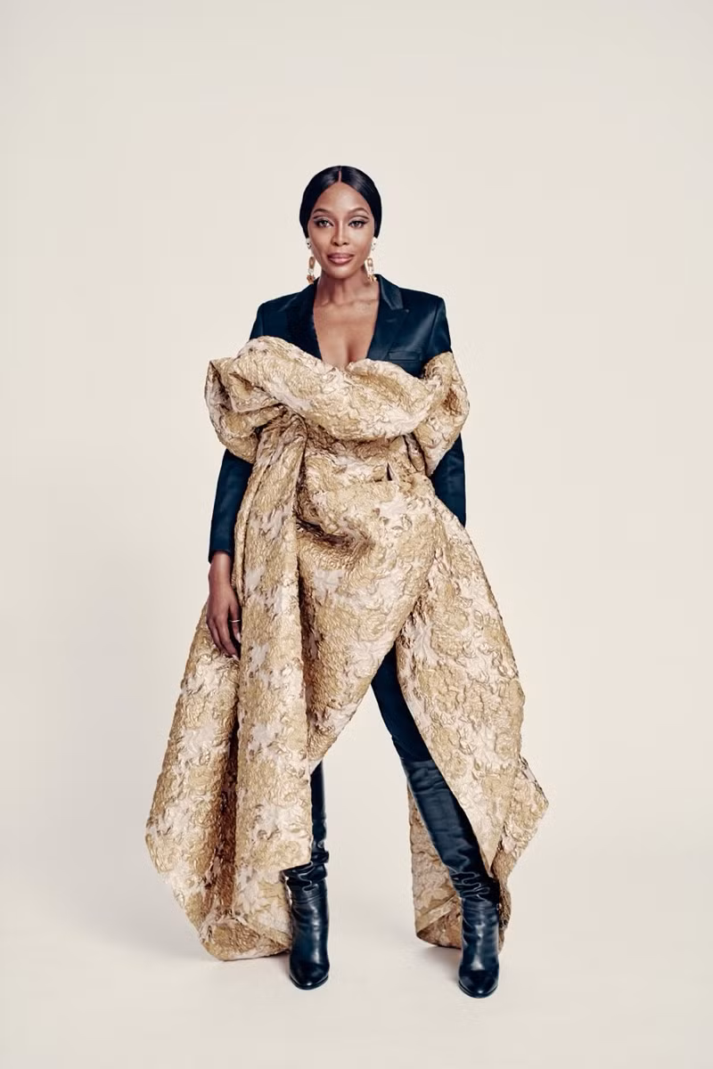 Mê mẩn sắc vóc tuyệt mỹ của siêu mẫu huyền thoại Naomi Campbell ảnh 9