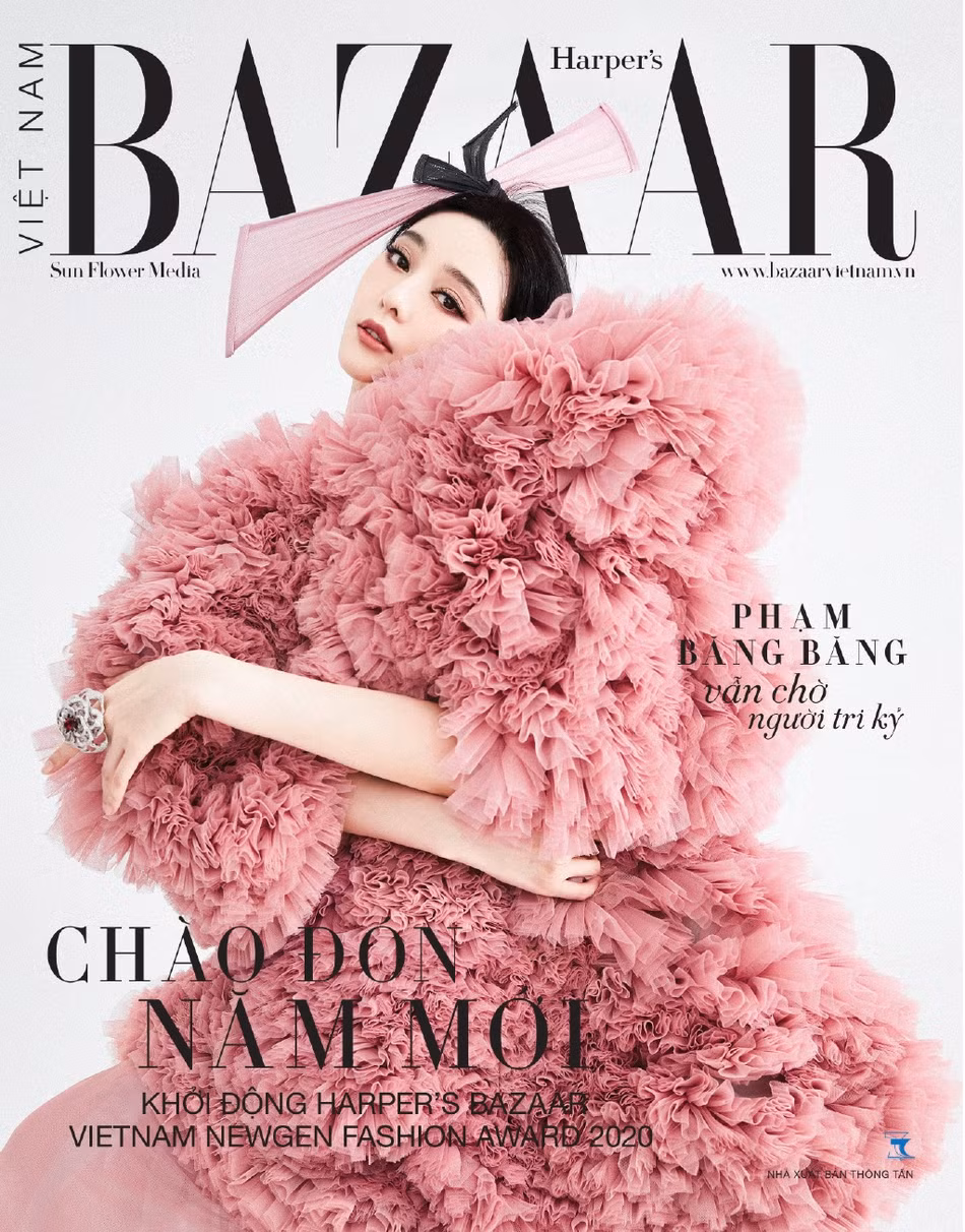 Phạm Băng Băng đẹp như nàng tiên trên Bazaar Việt Nam ảnh 1