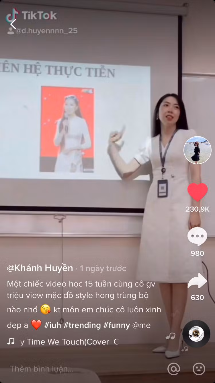 Nữ giảng viên gây sốt với màn “lên đồ” đi dạy ấn tượng: 15 tuần không trùng bộ đồ nào ảnh 2
