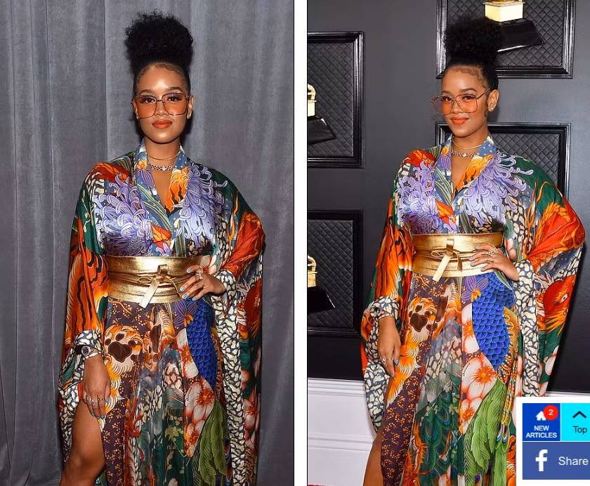 Dàn mỹ nhân diện mốt không nội y, khoe ngực đầy nóng bỏng tại Grammy 2020 ảnh 12