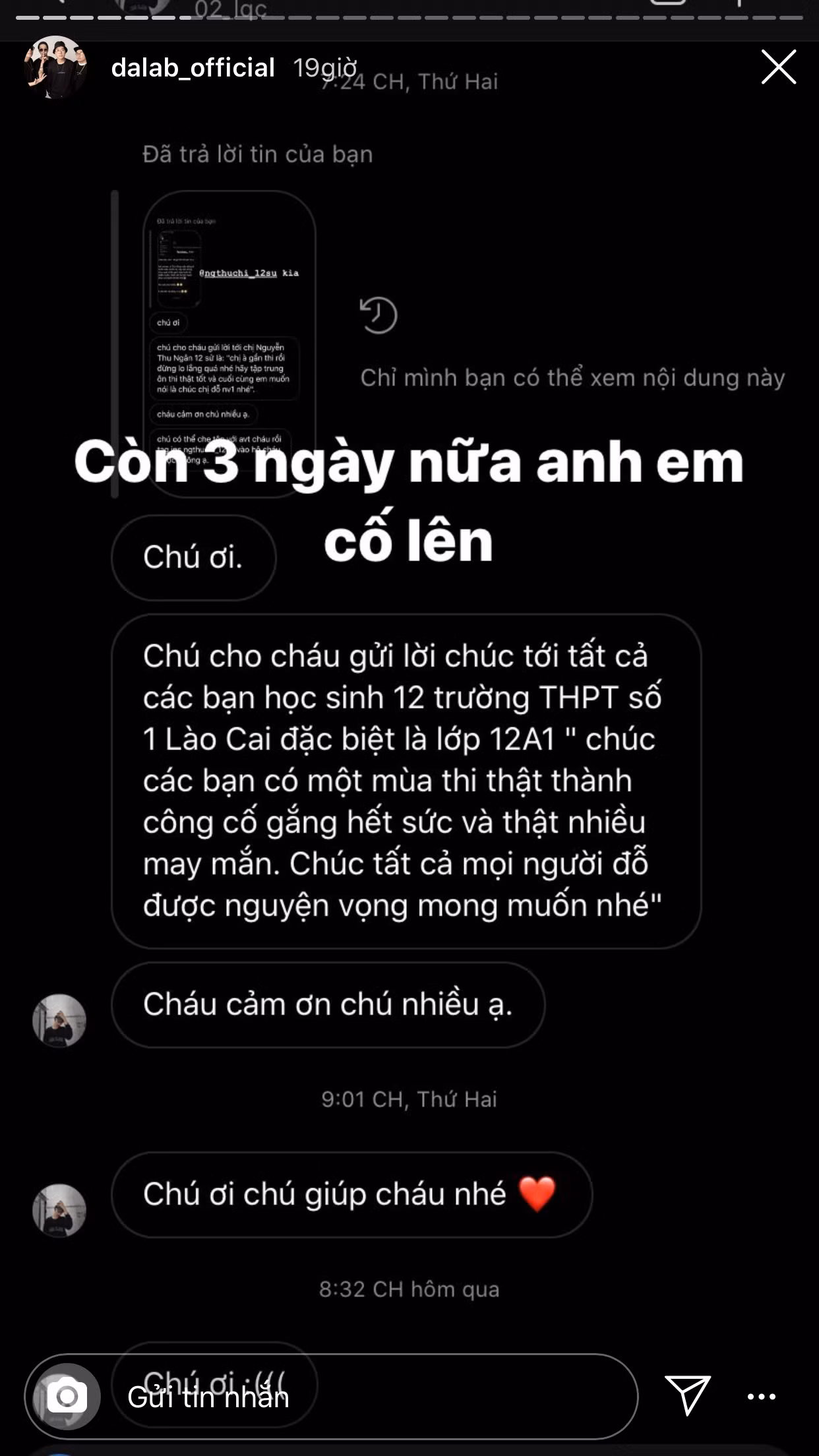 Góc gác lại âu lo: Da LAB chuyển nghề làm “bồ câu đưa thư”, gửi tình cảm của fan đến crush ảnh 4