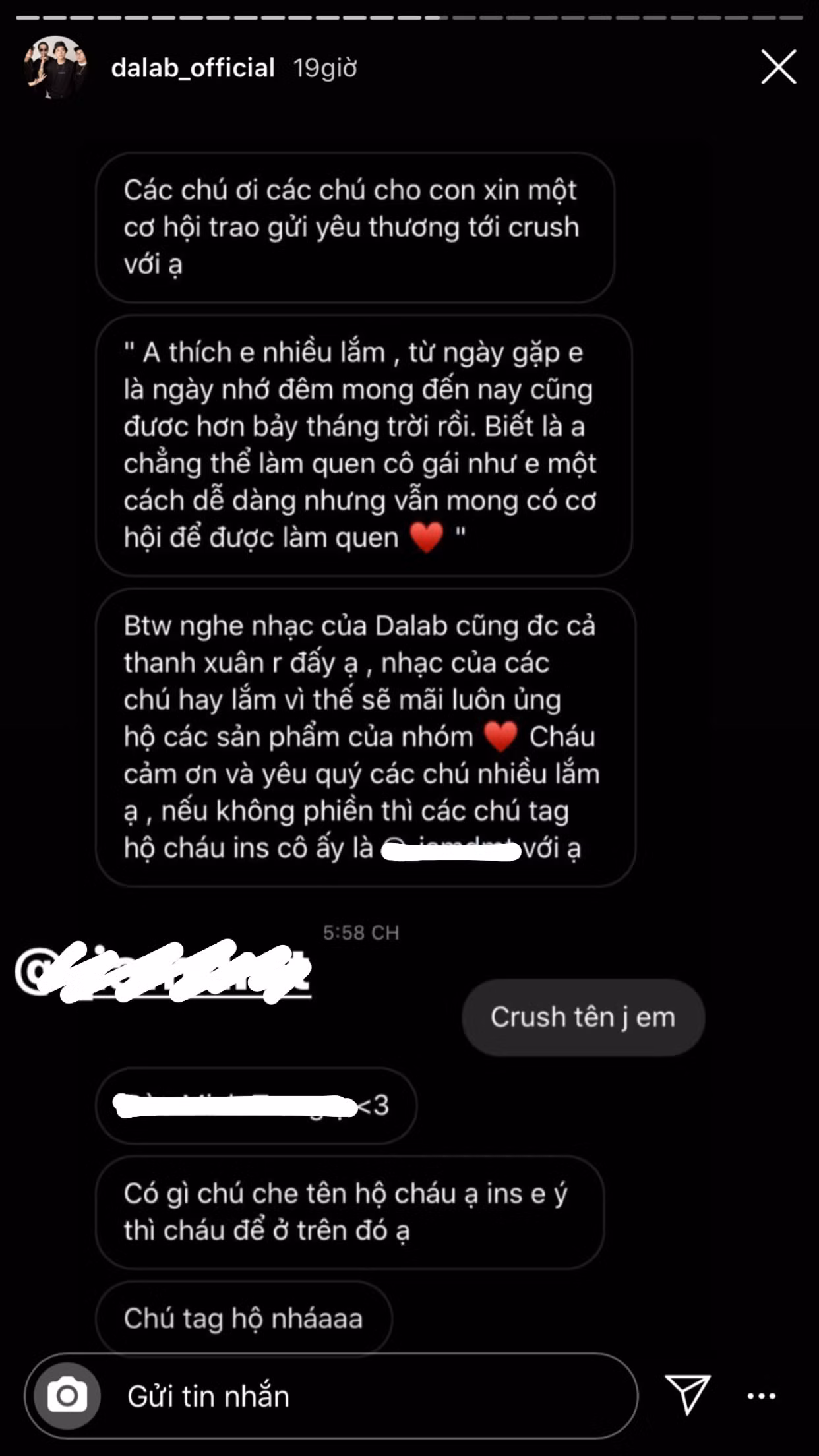 Góc gác lại âu lo: Da LAB chuyển nghề làm “bồ câu đưa thư”, gửi tình cảm của fan đến crush ảnh 2