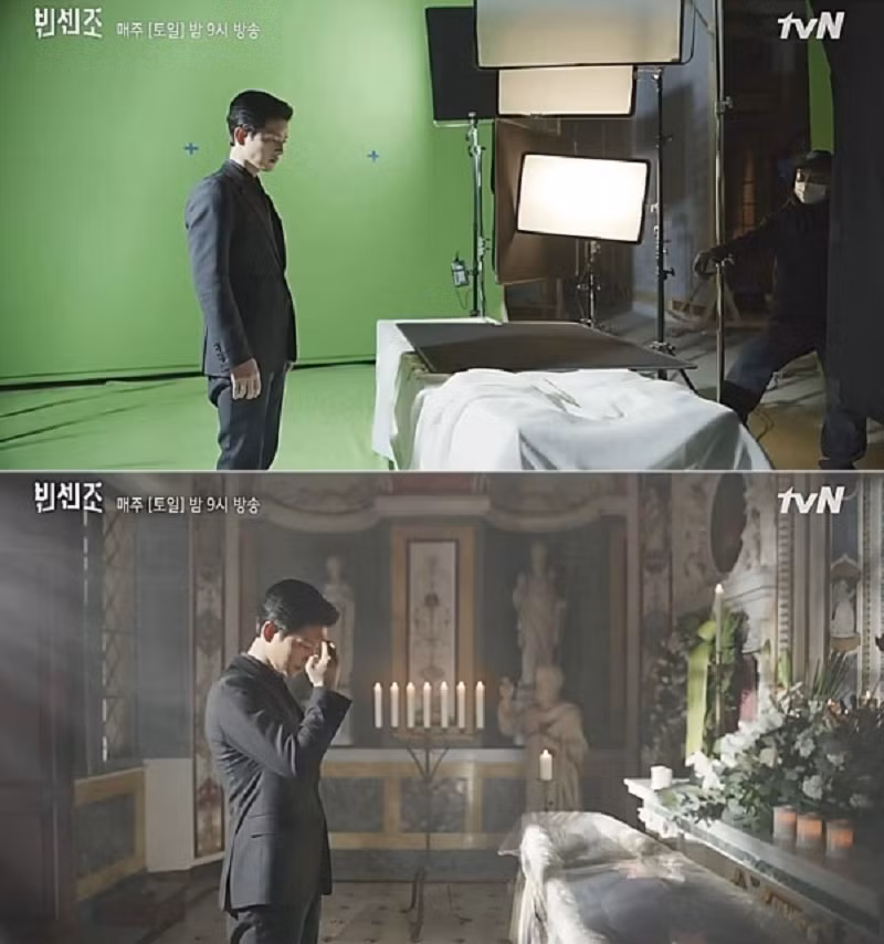 Vincenzo: Cảnh quay của Song Joong Ki cứ ngỡ là thật, không ngờ toàn kỹ xảo “ảo diệu“ ảnh 6