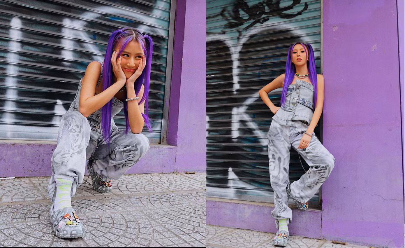 Miu Lê diện váy ngắn sexy, Amee biến hóa áo khoác thành chân váy cực cá tính ảnh 5