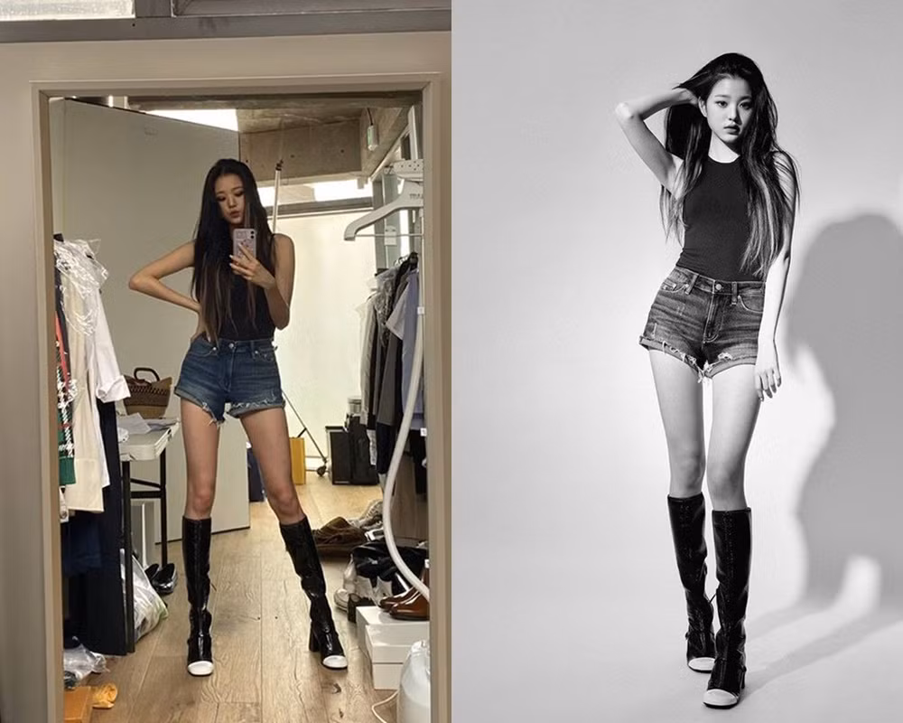 Chân dài như Jang Won Young cũng khổ: Đi tìm ứng dụng giúp thu ngắn chân khi chụp ảnh ảnh 4
