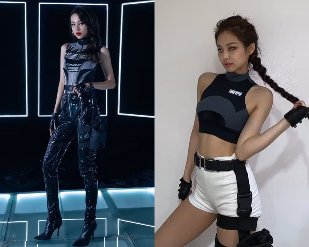 Hết đụng hàng ở show thời trang, Phí Phương Anh lại bị nghi sao chép Jennie trong MV mới ảnh 4