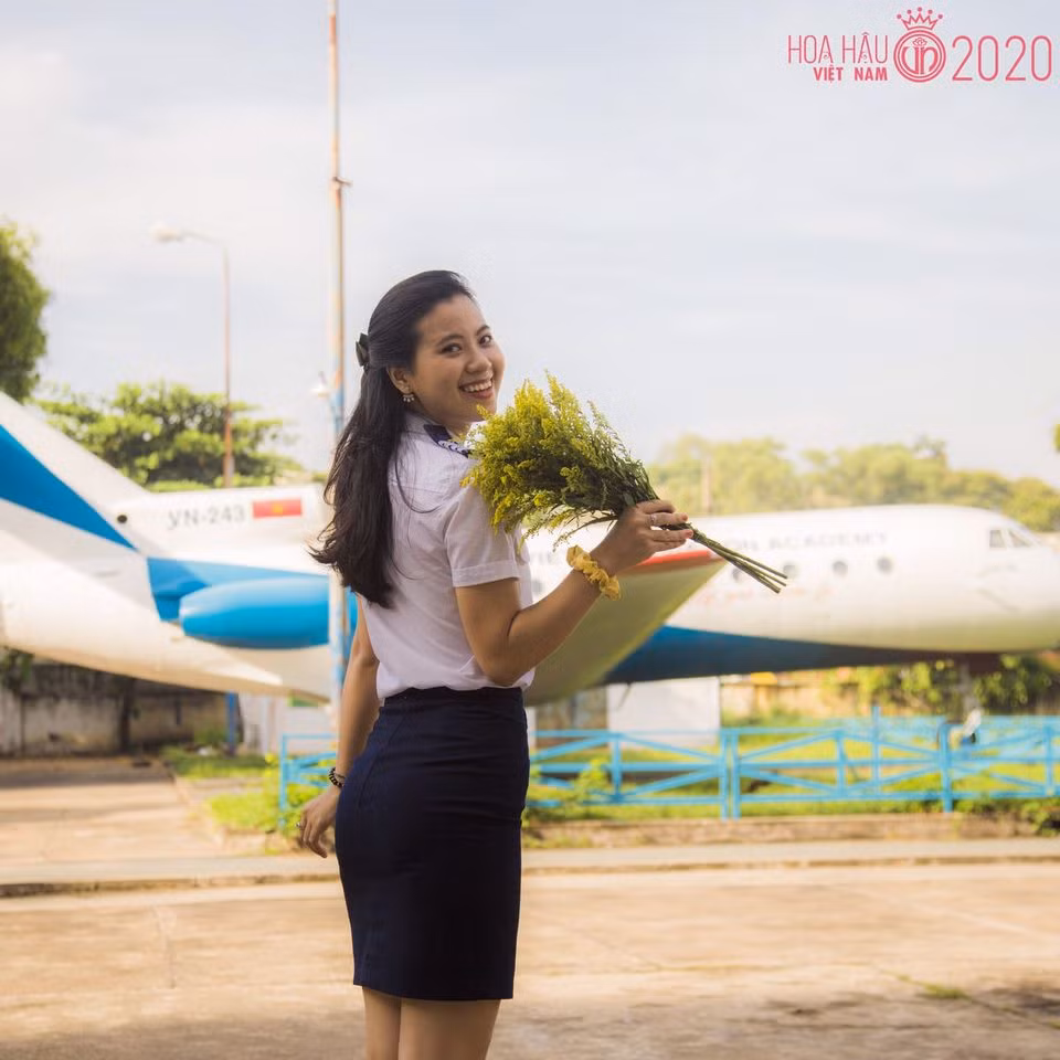 Nữ sinh Học viện Hàng không có thành tích siêu ‘khủng’ dự thi Hoa hậu Việt Nam 2020 ảnh 2