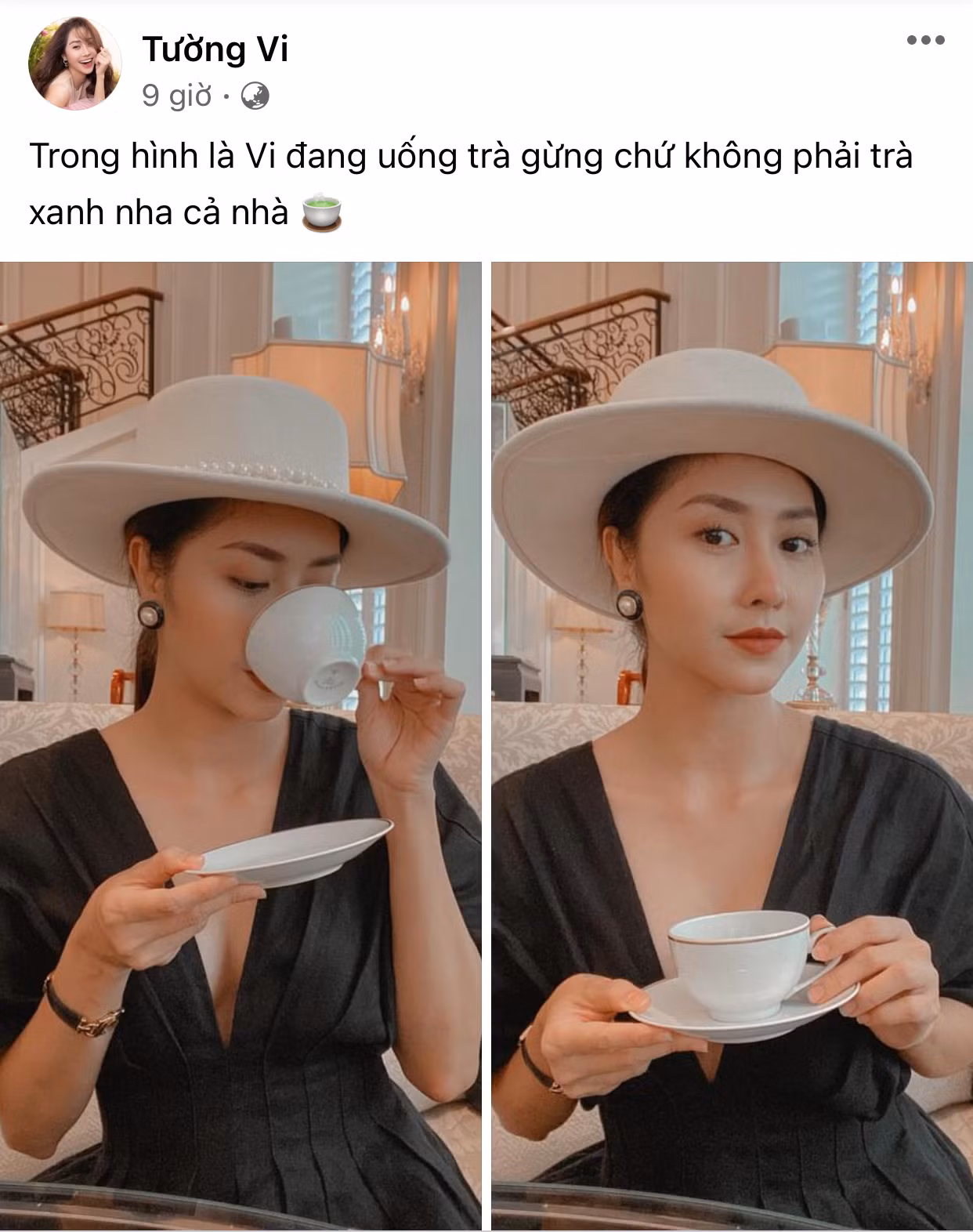 Chỉ sau một ngày, cụm từ “trà xanh” bỗng thành trend trên status của sao Việt ảnh 4
