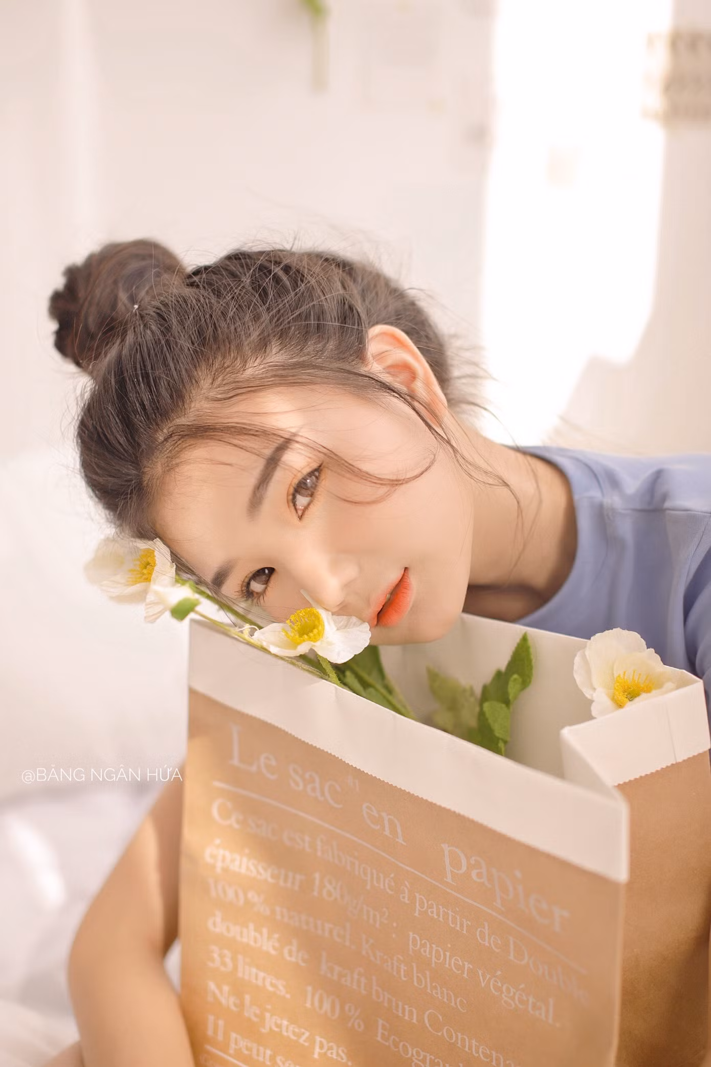 Nữ sinh 10X Bình Dương sở hữu nhan sắc ngọt ngào tựa “búp bê lai” ảnh 2