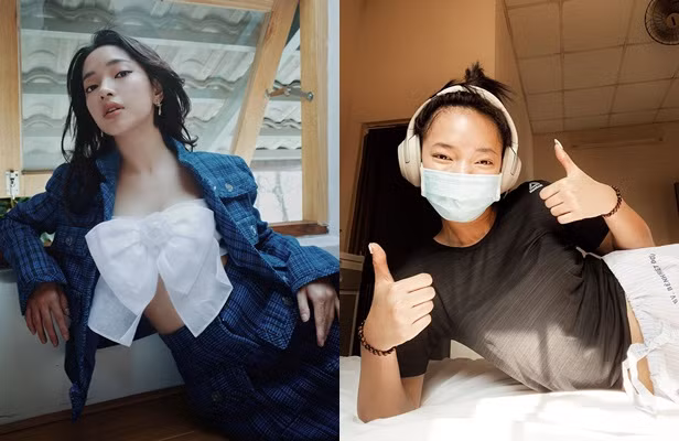 Chờ kết quả xét nghiệm Covid-19, siêu mẫu Đức hôn chồng qua kính cách ly ảnh 8