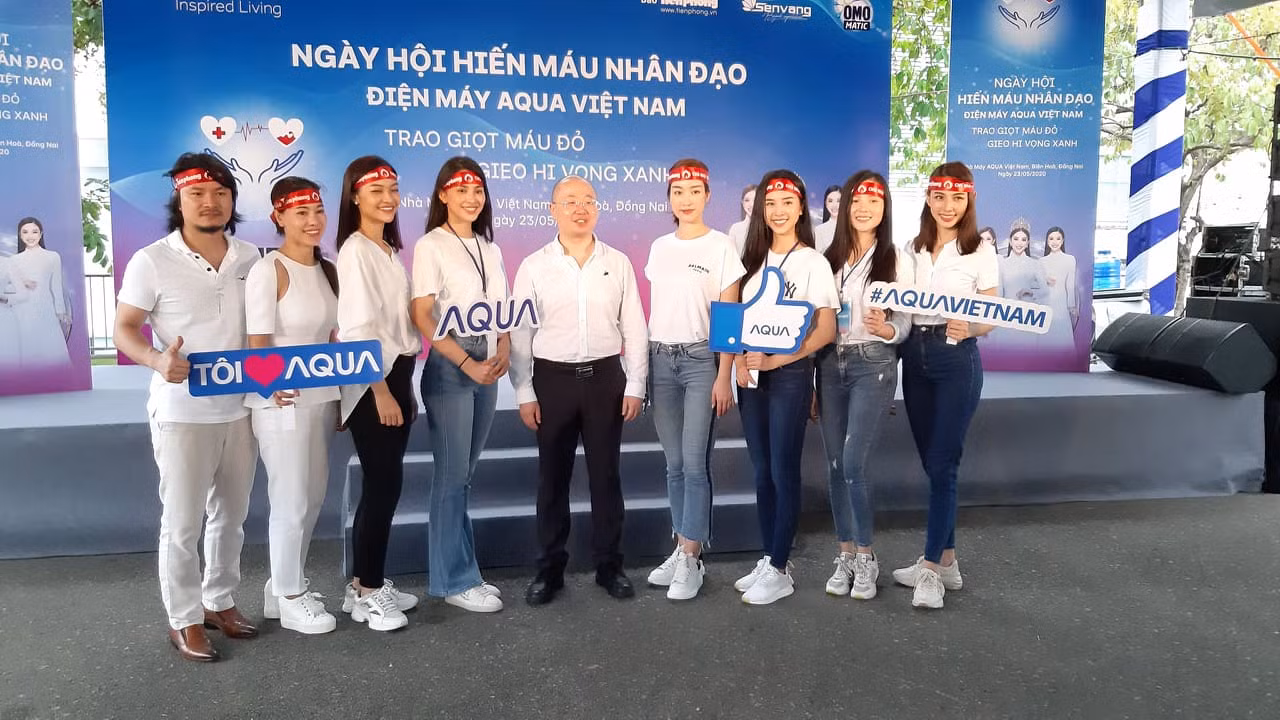 Các Hoa hậu - Á hậu cùng tham gia ngày hội Hiến máu nhân đạo tại Đồng Nai ảnh 1